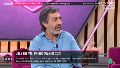 Juan del Val responde a las críticas: "No se puede cuestionar un Premio Planeta a una novela cuando la novela aún no ha salido" Juan del Val responde a las críticas: "No se puede cuestionar un Premio Planeta a una novela cuando la novela aún no ha salido"