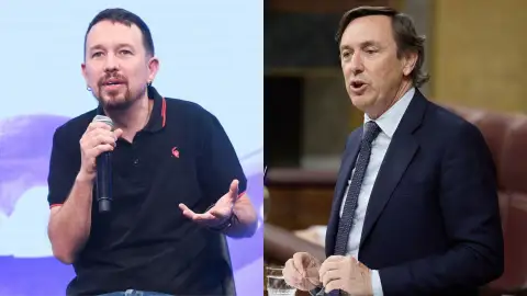 Enganchón entre Pablo Iglesias y Rafael Hernando: "matón de barrio" o "chulo asqueroso"