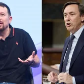 Enganchón entre Pablo Iglesias y Rafael Hernando: "matón de barrio" o "chulo asqueroso" Enganchón entre Pablo Iglesias y Rafael Hernando: "matón de barrio" o "chulo asqueroso"