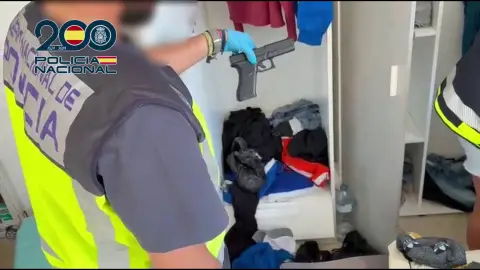 Parte de los objetos incautados Parte de los objetos incautados