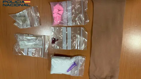 Imagen de las drogas incautadas. Imagen de las drogas incautadas.