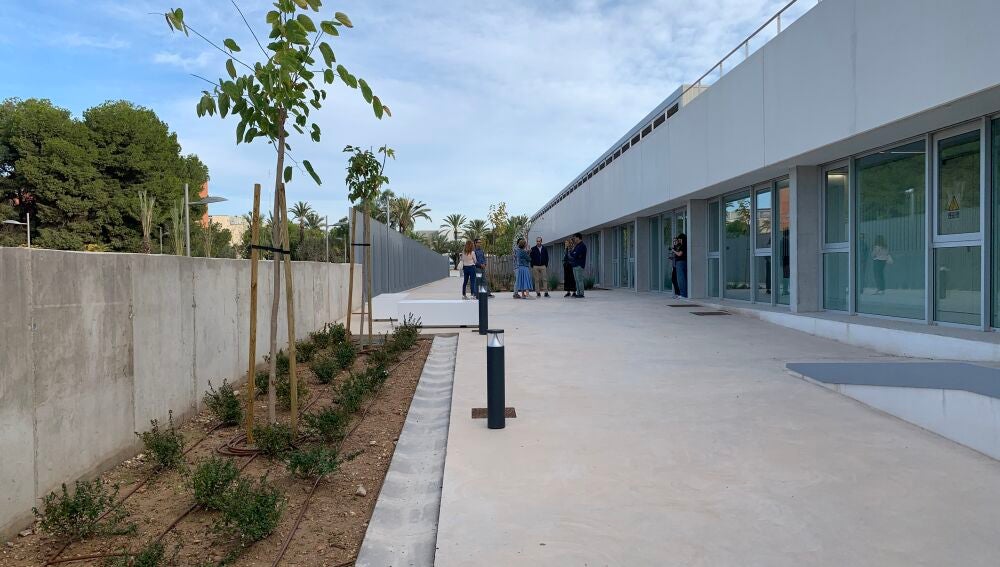 La UMH de Elche recepciona el ajardinamiento del entorno del nuevo edificio Valverde.