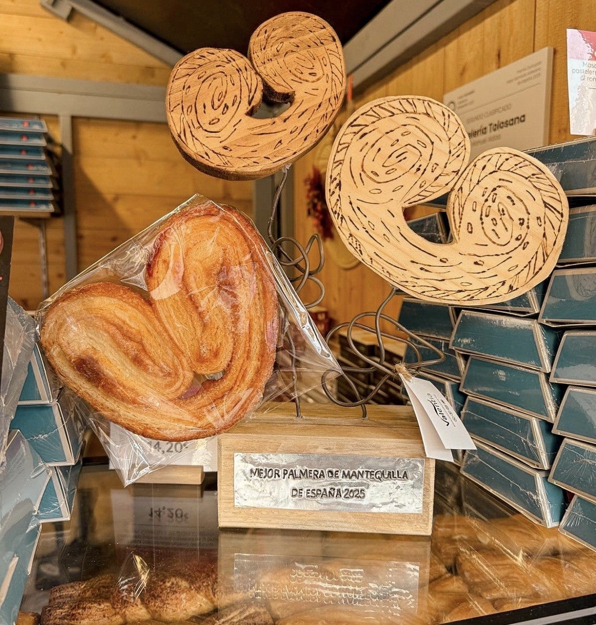 La mejor palmera de mantequilla de España es de Tolosana, en Huesca La mejor palmera de mantequilla de España es de Tolosana, en Huesca