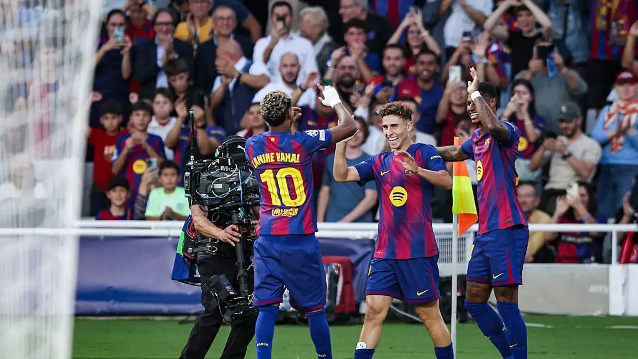 El Barça golea a Olympiacos y avisa al Madrid antes del Clásico