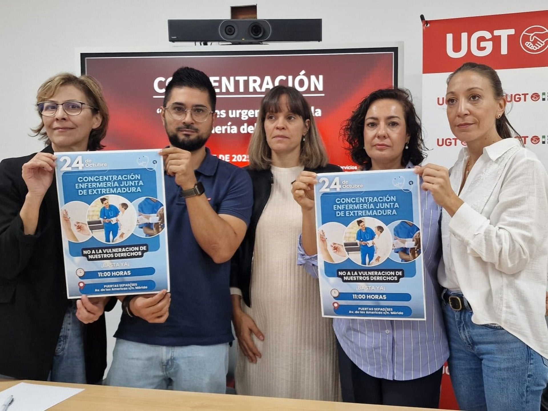 UGT se concentrará el viernes en Mérida para reclamar condiciones "dignas" para las enfermeras del Sepad UGT se concentrará el viernes en Mérida para reclamar condiciones "dignas" para las enfermeras del Sepad