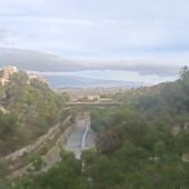 Ladera del río Vinalopó a su paso por el centro de Elche.