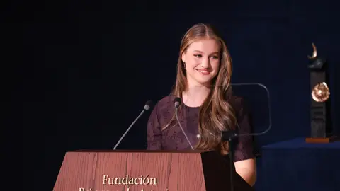 La Princesa Leonor durante su discurso en los Premios Princesa de Asturias 2025 La Princesa Leonor durante su discurso en los Premios Princesa de Asturias 2025