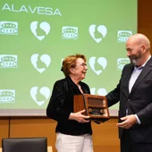 Pilar Corcuera, I Premio Mujer Alavesa de Onda Cero Vitoria Pilar Corcuera, I Premio Mujer Alavesa de Onda Cero Vitoria
