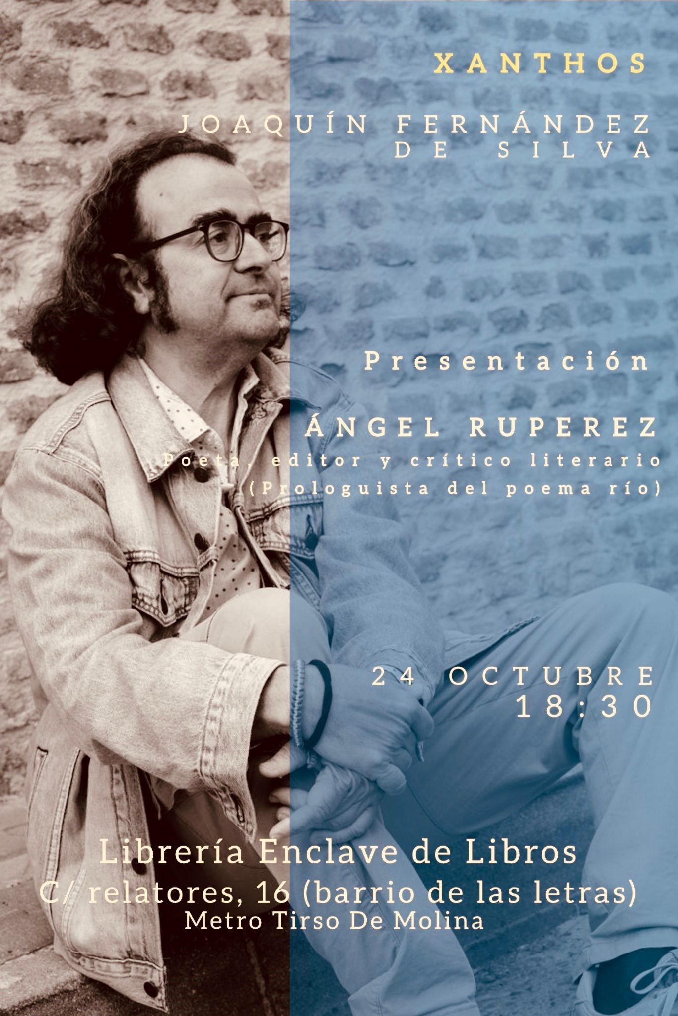 "Xanthos", el nuevo poemario de José Fernández de Silva se presenta hoy en Madrid "Xanthos", el nuevo poemario de José Fernández de Silva se presenta hoy en Madrid