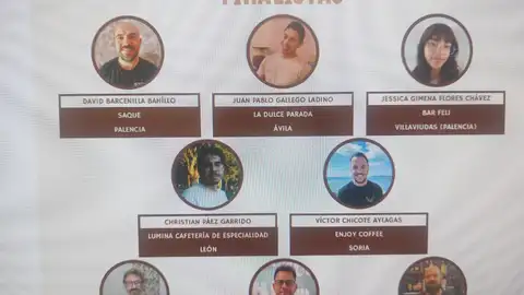 Los baristas David Barcenilla y Jessica Flores representarán a Palencia en la final del I Campeonato Barista de Castilla y León “Palencia Ciudad del Café" .