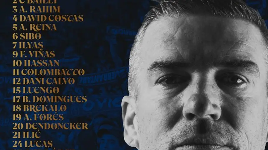 27-10-2025 Convocatoria del Oviedo para la Copa del Rey 27-10-2025 Convocatoria del Oviedo para la Copa del Rey