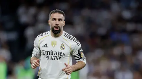 Dani Carvajal durante un partido con el Real Madrid Dani Carvajal durante un partido con el Real Madrid