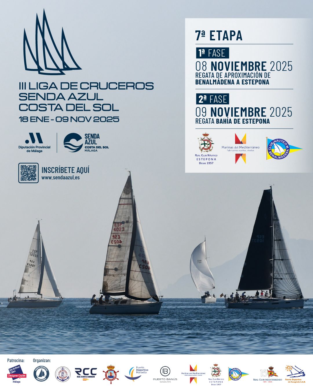 La III Liga de Cruceros Senda Azul-Costa del Sol recala en Estepona con su séptima prueba La III Liga de Cruceros Senda Azul-Costa del Sol recala en Estepona con su séptima prueba