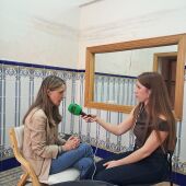 Rosa Álvarez, presidenta de la Asociación de Víctimas Mortales de la Dana, desde la casa de su padre y sede del colectivo. 