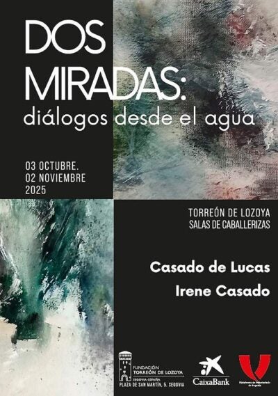 Muestra solidaria de Frutos e Irene Casado en el Torreón de Lozoya Muestra solidaria de Frutos e Irene Casado en el Torreón de Lozoya