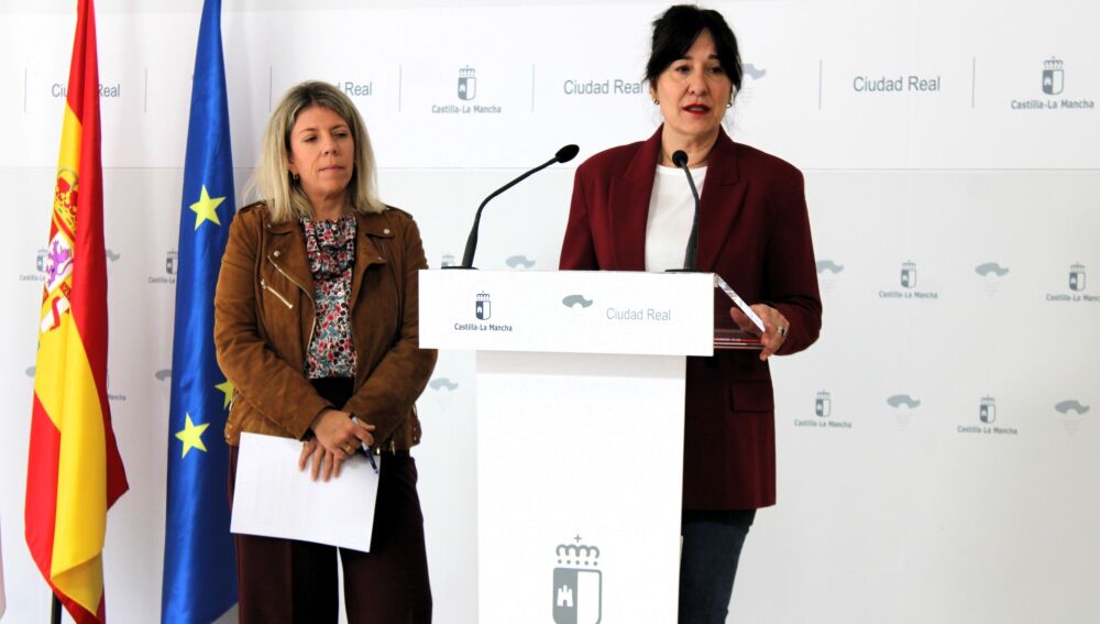 Blanca Fernández durante la rueda de prensa