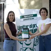 De izquierda a derecha: Esther Díez y Aitana Mas, en una imagen de archivo. De izquierda a derecha: Esther Díez y Aitana Mas, en una imagen de archivo.