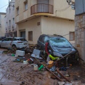 Vehicles arrossegats pel temporal al municipi de Godall