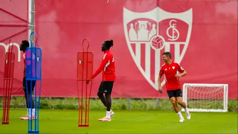Entrenamiento del Sevilla Fútbol Club Entrenamiento del Sevilla Fútbol Club