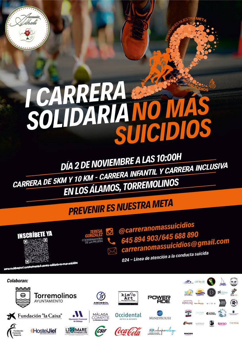 Nace la I Carrera Solidaria No más suicidios con 1.000 inscritos Nace la I Carrera Solidaria No más suicidios con 1.000 inscritos