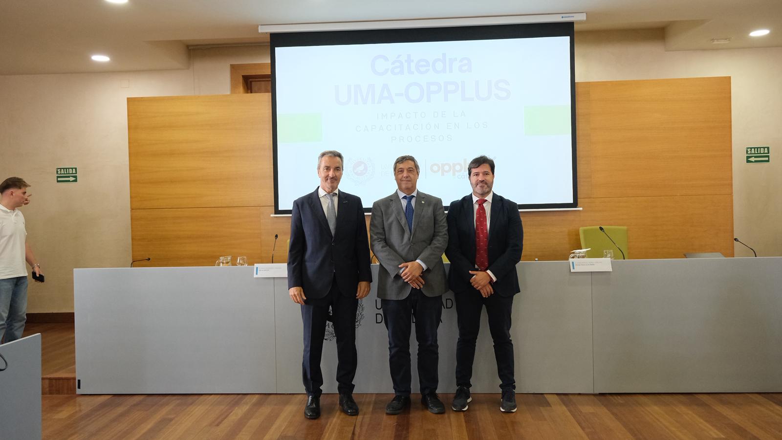 La Universidad de Málaga y OPPLUS presentan la Cátedra OPPLUS de la Universidad de Málaga La Universidad de Málaga y OPPLUS presentan la Cátedra OPPLUS de la Universidad de Málaga