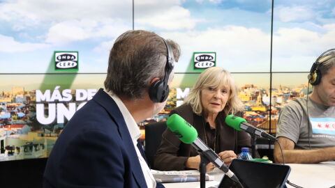 Mar&iacute;a del Mar Caballero, senadora de UPN, durante su entrevista en M&aacute;s de uno/ Samuel Portillo