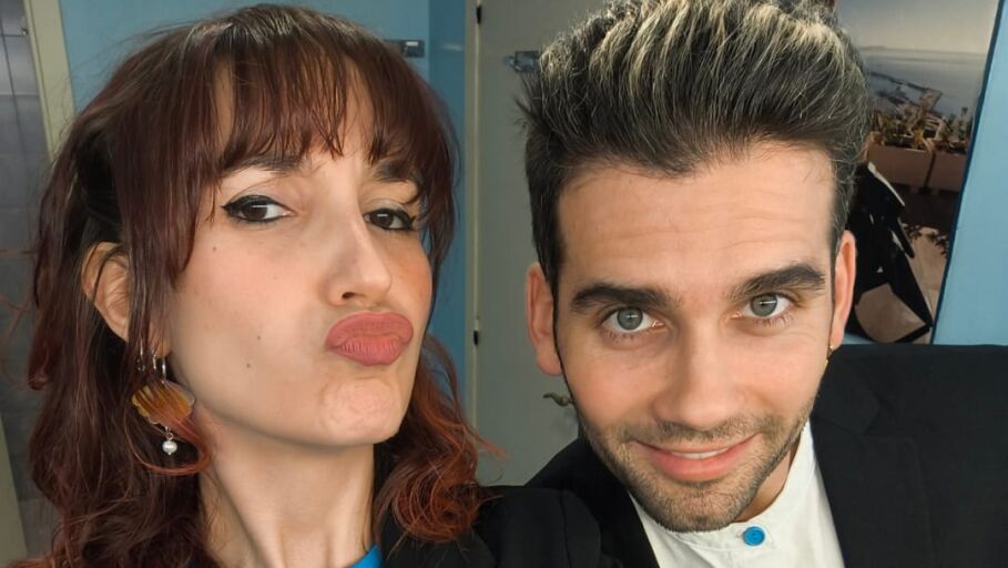 Santi Avenda&ntilde;o e Irene Pardo, de la compa&ntilde;&iacute;a Improvivencia