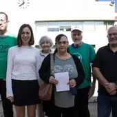 Esther Díez, portavoz de Compromís per Elx, tras la reunión con la PAH de Elche. Esther Díez, portavoz de Compromís per Elx, tras la reunión con la PAH de Elche.