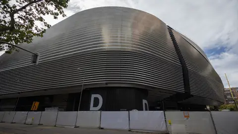 Imagen de archivo durante las obras del Bernabéu Imagen de archivo durante las obras del Bernabéu