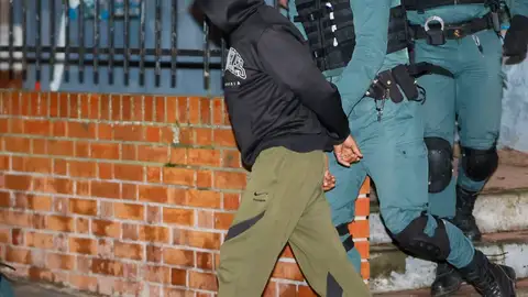 El acusado tras ser detenido El acusado tras ser detenido