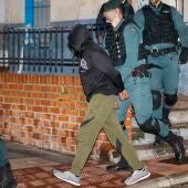 El acusado tras ser detenido
