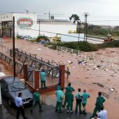 Imagen de archivo de las inundaciones que padeció Nules hace más de 20 años. 