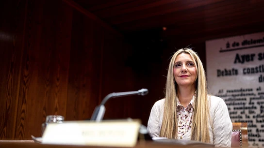 Claudia Montes, Miss Asturias en 2027, en el Senado Claudia Montes, Miss Asturias en 2027, en el Senado
