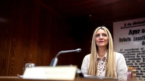Claudia Montes, Miss Asturias en 2027, en el Senado Claudia Montes, Miss Asturias en 2027, en el Senado