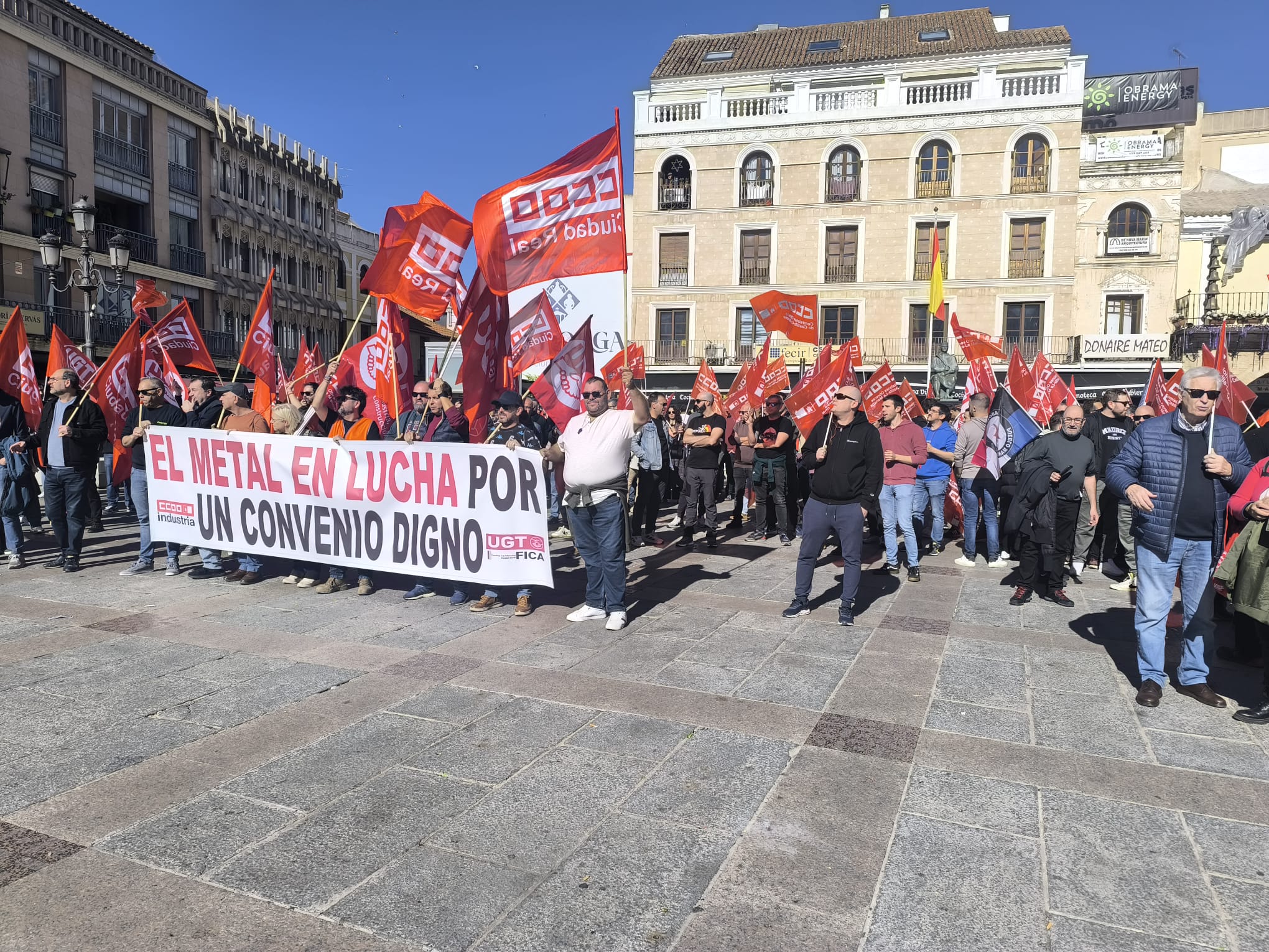 Los sindicatos aseguran que la huelga del metal tiene un seguimiento del 95% en Ciudad Real Los sindicatos aseguran que la huelga del metal tiene un seguimiento del 95% en Ciudad Real