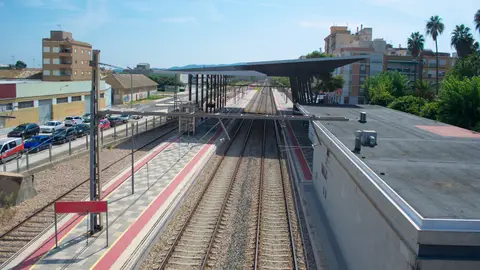 Vista de la estación de Sueca Vista de la estación de Sueca