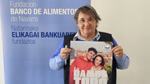 Marisol Villar, presidenta del Banco de Alimentos de Navarra