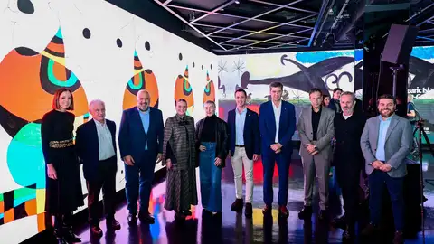 Las principales instituciones de Baleares, en la inauguración de la muestra inmersiva 'Miró: Illes Balears, destino cultural de vanguardia' en Londres. Las principales instituciones de Baleares, en la inauguración de la muestra inmersiva 'Miró: Illes Balears, destino cultural de vanguardia' en Londres.