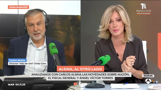 Alsina invita al PSOE a proponer un pacto de investidura con el PP en Valencia: "Tiene una oportunidad estupenda" Alsina invita al PSOE a proponer un pacto de investidura con el PP en Valencia: "Tiene una oportunidad estupenda"