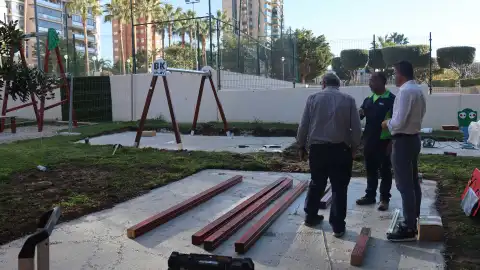 Benidorm refuerza la seguridad y el mantenimiento de sus parques con una inversión de 150.000 euros Benidorm refuerza la seguridad y el mantenimiento de sus parques con una inversión de 150.000 euros