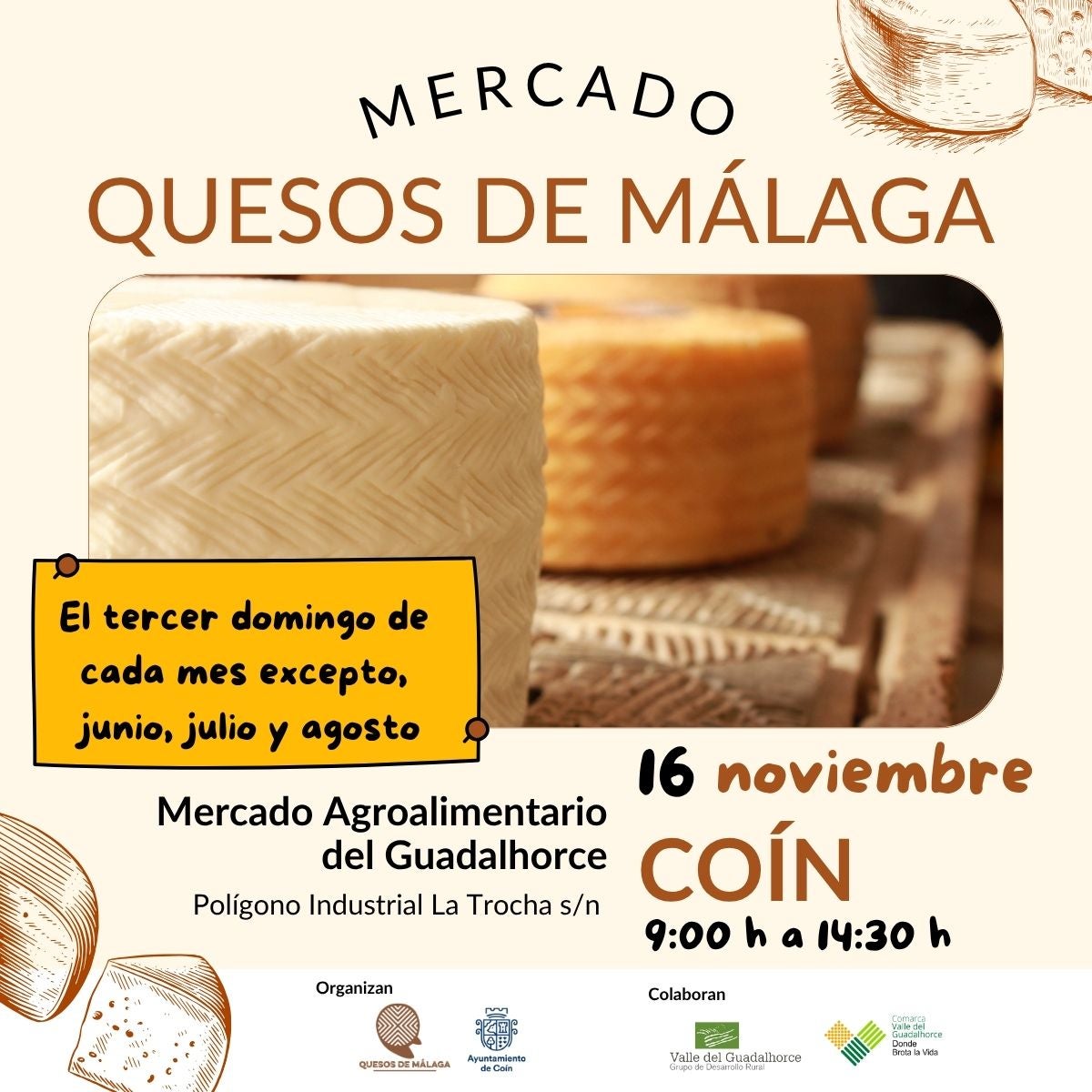 Noviembre trae a Coín el sabor de los quesos malagueños: tradición, otoño y preparativos navideños Noviembre trae a Coín el sabor de los quesos malagueños: tradición, otoño y preparativos navideños