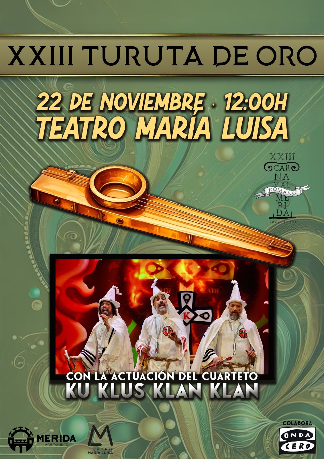 Del 5 al 14 de noviembre se podrán recoger las invitaciones para gala de la Turuta de Oro y la comida de convivencia Del 5 al 14 de noviembre se podrán recoger las invitaciones para gala de la Turuta de Oro y la comida de convivencia