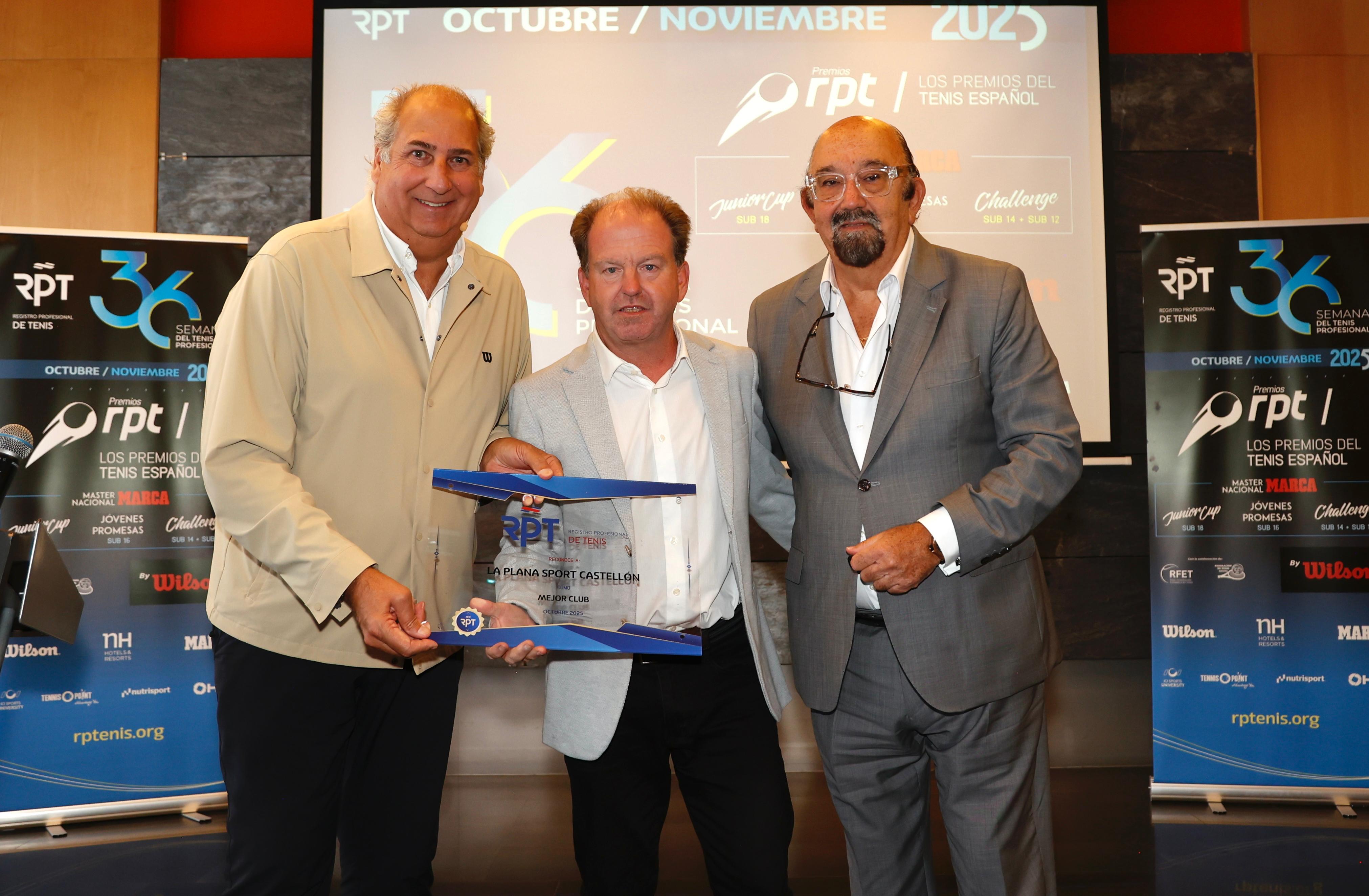 La Plana Sport, mejor club nacional de tenis en 2025 La Plana Sport, mejor club nacional de tenis en 2025
