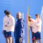 Hansi Flick: "La dinámica y el espíritu es mejor" Hansi Flick: "La dinámica y el espíritu es mejor"