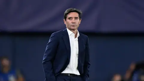 Marcelino durante un partido Marcelino durante un partido