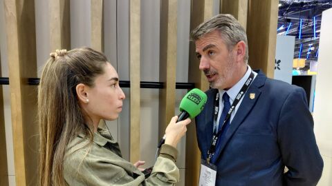 Rafel Batle, regidor de Turismo de Santanyí, es entrevistado por Patricia Segura de Onda Cero Mallorca en la WTM de Londres Rafel Batle, regidor de Turismo de Santanyí, es entrevistado por Patricia Segura de Onda Cero Mallorca en la WTM de Londres