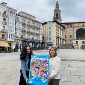 Amaia Arrazola fue autora del cartel de La Blanca 2024