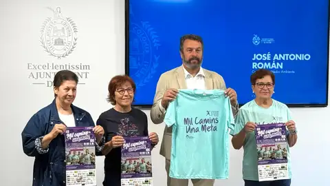 Presentación de la carrera 'Mil camins, una meta'. Presentación de la carrera 'Mil camins, una meta'.