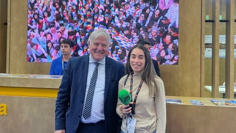 Jos&eacute; Marcial Rodr&iacute;guez y Patricia Segura en la WTM de Londres.