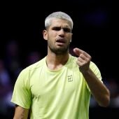 Carlos Alcaraz en el Master de Tenis de París